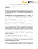EVALUACIÓN CULTURA DE SEGURIDAD Y PREVENCIÓN