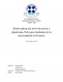 Diseño aplicación móvil de acceso a plataformas Web para estudiantes de la universidad de la Frontera