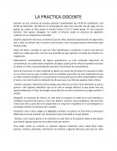 LA PRACTICA DOCENTE