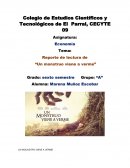 Reporte de lectura de “Un monstruo viene a verme”