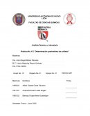 Análisis Químico y Laboratorio Práctica No. # 2 “Determinación gravimétrica de sulfatos”