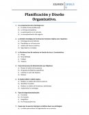 Planificación y diseño organizativo