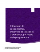 Integracion de conocimientos de la programacion