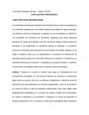 CASO DE ETICA PROFESIONAL CASO PRÁCTICAS UNIVERSITARIAS