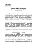Experiencia de salivación en humanos