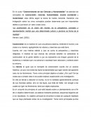 Cosmovisiones de las ciencias y humanidades