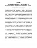 DETERMINACIÓN EXPERIMENTAL DEL COEFICIENTE DE TRANSFERENCIA DE CALOR POR CONVECCIÓN DURANTE LA FRITURA CONTROLADA DE DISCOS DE PAPA