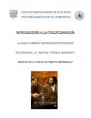 ENSAYO DE LA PELICULA “MENTE INDOMABLE”
