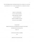 EFECTOS INMEDIATOS DEL CONSUMO EXCESIVO DEL ALCOHOL EN LA SALUD DE LAS JOVENES DE 9º 10º Y 11º DEL COLEGIO BIFFI EN LA CUIDAD DE CATAGENA DE INDIAS