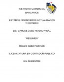 ESTADOS FINANCIEROS ACTUALIZADOS Y CRITERIO