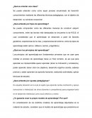 Tipos de aprendizaje. ¿Qué es orientar una clase?