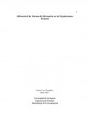 Influencia de los Sistemas de Información en las Organizaciones
