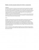 Medidas correctivas propuestas (restauración del daño y compensación)