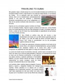 Viajar a Dubai (inglés)
