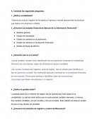 Contabilidad, prueba diagnostica