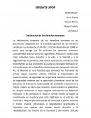 Declaración de los derechos humanos