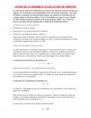 LEYES DE LA DINAMICA O LAS LEYES DE NEWTON