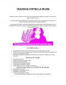 Violencia contra la mujer