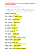 PRÁCTICA #2 Predicción de reacciones utilizando las tablas de constantes de equilibrio