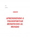 ENSAYO TRANSPORTANDO SUEÑOS