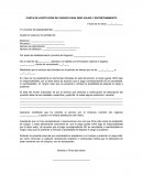 CARTA DE ACEPTACIÓN DE CARGOS PARA GIRO VIAJES Y ENTRETENIMIENTO