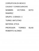 CORRUPCION EN MEXICO. CAUSAS Y CONSECUENCIAS