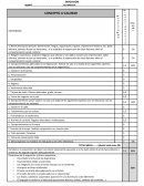 PARRILLA DE VALORACION SOBRE EL TRABAJO DE PROTOCOLO INTERNACIONAL