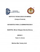 ESTADISTICA PARA LA ADMINISTRACION