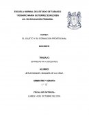 EL SUJETO Y SU FORMACION PROFESIONAL DOCENTE