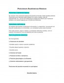 Posiciones anatomicas básicas