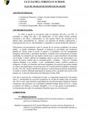 Plan de trabajo MUNICIPIO ESCOLAR