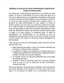 Medidas de prevención para enfermedades respiratorias virales en área escolar