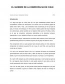 EL QUIEBRE DE LA DEMOCRACIA EN CHILE