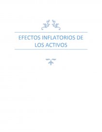 EFECTOS INFLATORIOS DE LOS ACTIVOS. Página 1