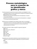 Proceso metodológico para la creación de un identificador gráfico y marca