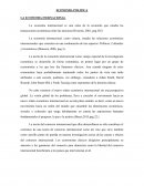 ECONOMIA POLITICA. LA ECONOMIA INERNACIONAL