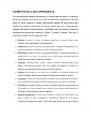 ELEMENTOS DE LA NOTA PERIODÍSTICA