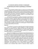 La evaluación auténtica centrada en el desempeño . Una alternativa para evaluar el aprendizaje y la enseñanza