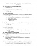 Cuestionario código de comercio de Guatemala