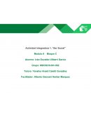 Actividad Integradora 1. “Ser Social"