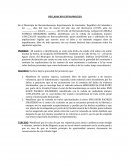 DECLARACION EXTRAPROCESO