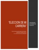 Eleccion de mi carrera