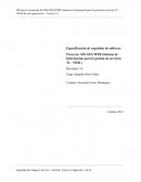 Especificación de requisitos de software