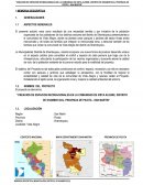 CREACION DE ESPACIOS RECREACIONALES EN LA COMUNIDAD DE VISTA ALEGRE, DISTRITO DE SHAMBOYACU, PROVINCIA DE PICOTA - SAN MARTIN