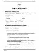 Derecho procesal - Alegaciones