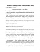 La gestión del Capital Humano para la competitividad en Empresa Inmobiliaria de Torreón