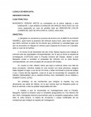CLÍNICA DE MERCANTIL . CASO PRÁCTICO