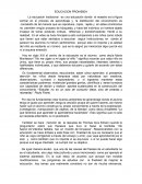 Síntesis de Educación Prohibida