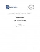 Análisis de Condiciones Físicas en una Empresa