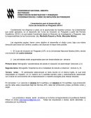 Lineamientos para el desarrollo del Curso de Iniciación en Posgrado 2018-3